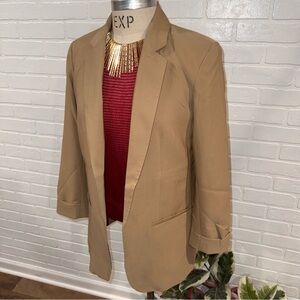 NEW Lovetree Oversized Classic Tan Women's Blazer